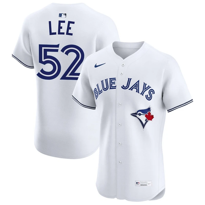 Chase Lee Men's Nike White Toronto Blue Jays Home Elite Custom Jersey