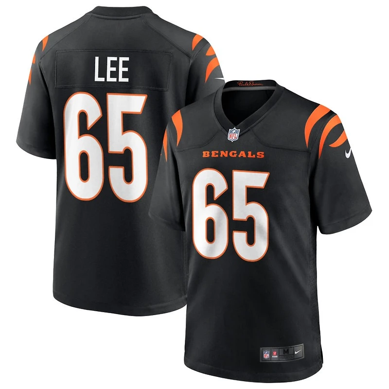 Matt Lee Men's Nike Black Cincinnati Bengals Game Custom Jersey