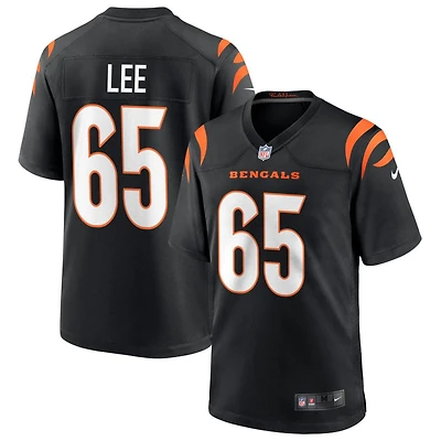 Matt Lee Men's Nike Black Cincinnati Bengals Game Custom Jersey