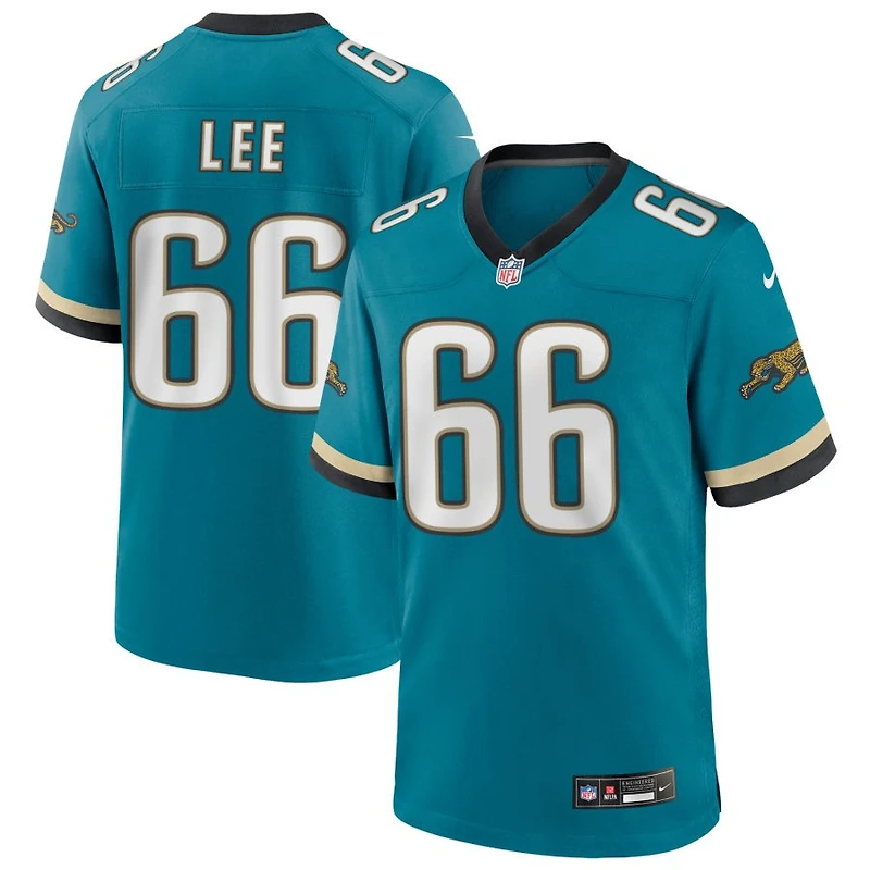 Ricky Lee Men's Nike Teal Jacksonville Jaguars Prowler Throwback Custom Game Jersey