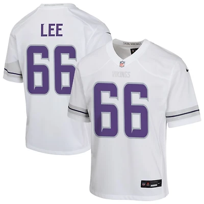 Vershon Lee Youth Nike White Minnesota Vikings Alternate Custom Game Jersey
