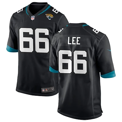Ricky Lee Men's Nike Black Jacksonville Jaguars Custom Game Jersey