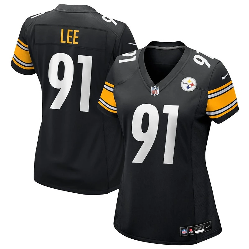 Logan Lee Women's Nike Black Pittsburgh Steelers Custom Game Jersey