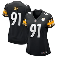 Logan Lee Women's Nike Black Pittsburgh Steelers Custom Game Jersey