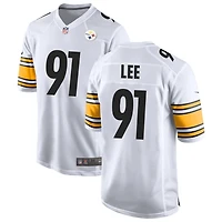 Logan Lee Men's Nike White Pittsburgh Steelers Game Custom Jersey