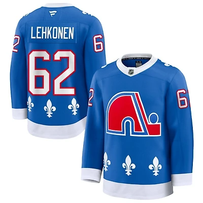 Artturi Lehkonen Men's Fanatics Blue Colorado Avalanche Alternate Heritage Premium Custom Jersey