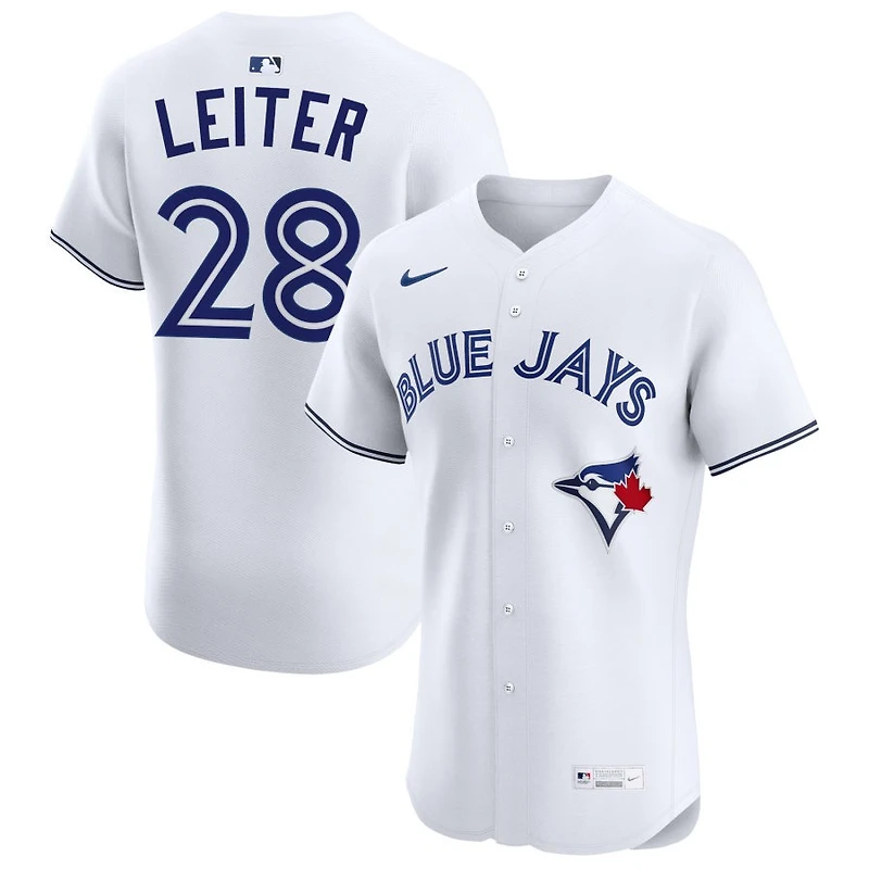 Al Leiter Men's Nike White Toronto Blue Jays Home Elite Pick-A-Player Retired Roster Jersey