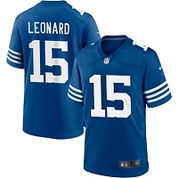 Riley Leonard Men's Nike Royal Indianapolis Colts Alternate Custom Jersey