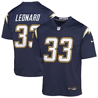 Deane Leonard Youth Nike Navy Los Angeles Chargers Alternate Super Chargers Game Custom Jersey