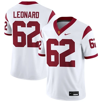 Travis Leonard Men's Nike Cardinal USC Trojans NIL Pick-A-Player Game Jersey