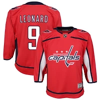 Ryan Leonard Youth Red Washington Capitals Home Custom Premier Jersey