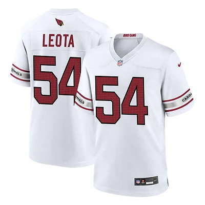 Eku Leota Men's Nike White Arizona Cardinals Custom Game Jersey
