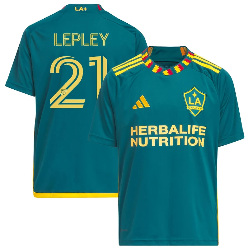 Tucker Lepley Youth adidas Green LA Galaxy 2023 LA Kit Replica Custom Jersey