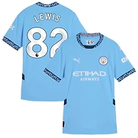 Rico Lewis Women's Puma Light Blue Manchester City 2024/25 Home Replica Custom Jersey