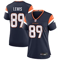 Marcedes Lewis Women's Nike  Navy Denver Broncos Alternate Mile High Collection Custom Game Jersey