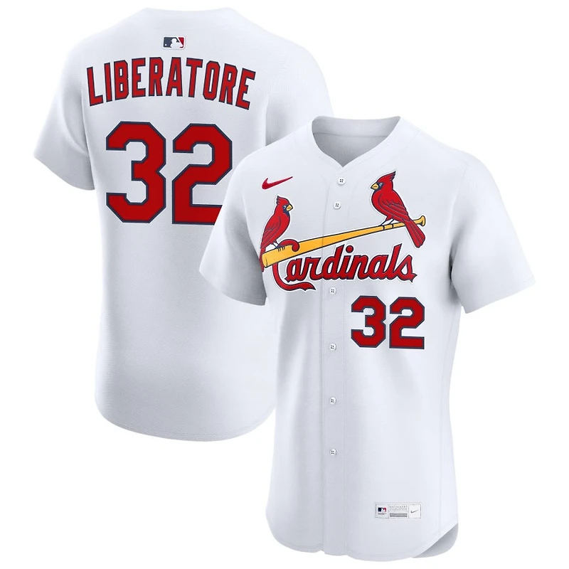 Matthew Liberatore Men's Nike White St. Louis Cardinals Home Elite Custom Jersey