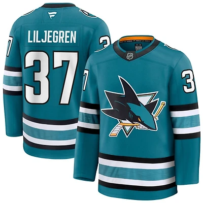 Timothy Liljegren Men's Fanatics Teal San Jose Sharks Home Premium Custom Jersey