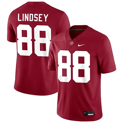 Jay Lindsey Men's Nike Crimson Alabama Crimson Tide NIL Pick-A-Player Football Replica Jersey