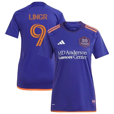 Ondrej Lingr Men's adidas  Purple Houston Dynamo FC 2024 Still Holdin' Replica Custom Jersey