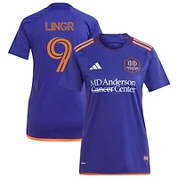 Ondrej Lingr Men's adidas  Purple Houston Dynamo FC 2024 Still Holdin' Replica Custom Jersey