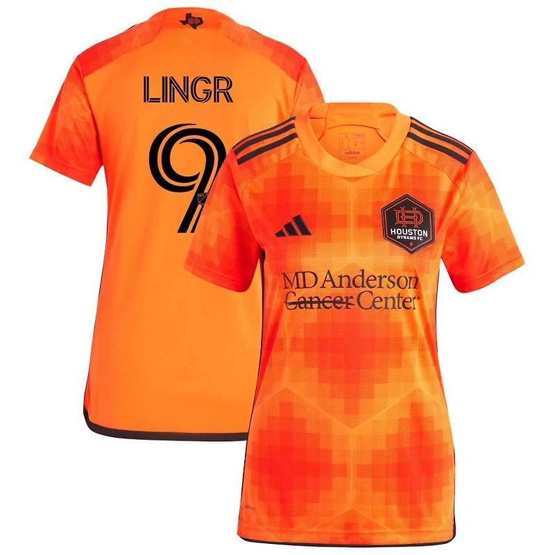 Ondrej Lingr Women's adidas Orange Houston Dynamo FC 2023 El Sol Replica Custom Jersey