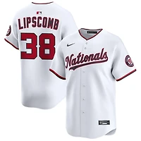 Trey Lipscomb Youth Nike  White Washington Nationals Home Custom Limited Jersey