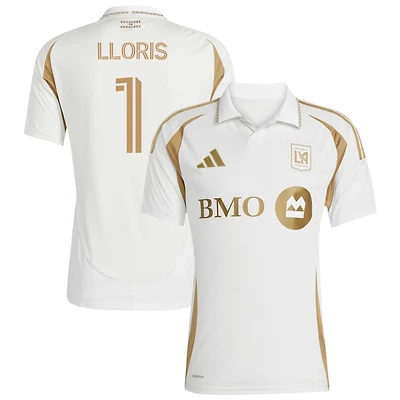 Hugo Lloris Men's adidas  White LAFC 2025 Secondary Replica Custom Jersey