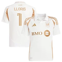 Hugo Lloris Youth adidas  White LAFC 2025 Secondary Replica Custom Jersey
