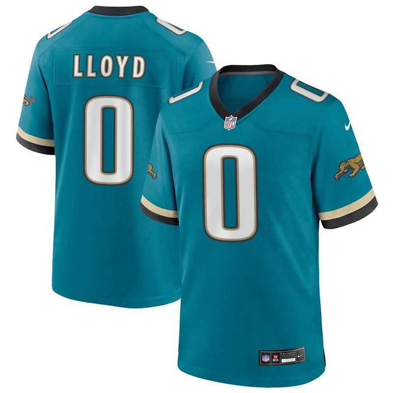 Devin Lloyd Men's Nike Teal Jacksonville Jaguars Prowler Throwback Custom Game Jersey