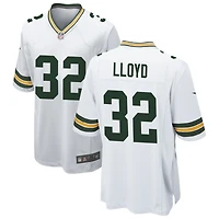 MarShawn Lloyd Men's Nike White Green Bay Packers Custom Game Jersey
