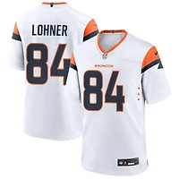 Caleb Lohner Men's Nike  White Denver Broncos Mile High Collection Custom Game Jersey