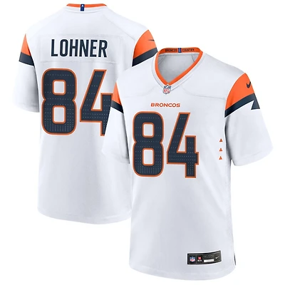 Caleb Lohner Men's Nike  White Denver Broncos Mile High Collection Custom Game Jersey