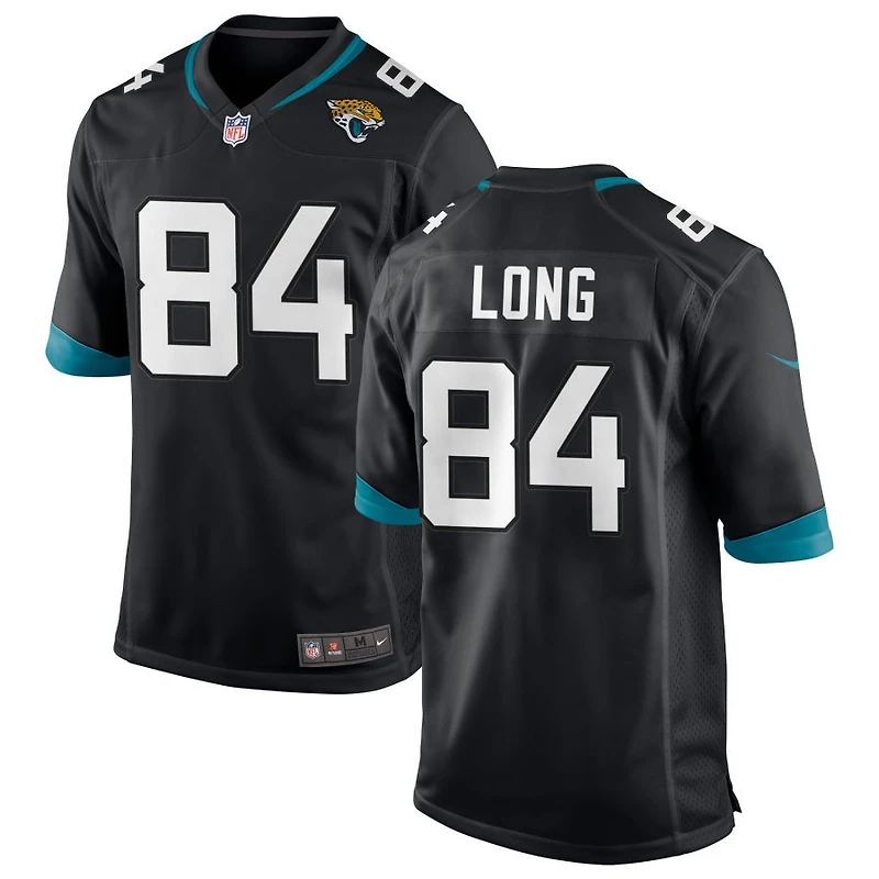 Hunter Long Men's Nike Black Jacksonville Jaguars Custom Game Jersey