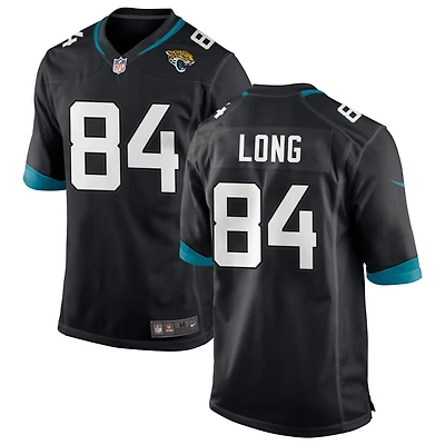 Hunter Long Men's Nike Black Jacksonville Jaguars Custom Game Jersey