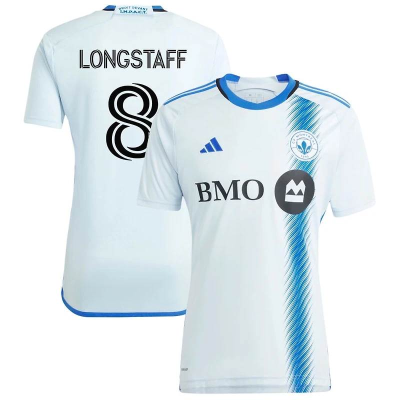 Matthew Longstaff Men's adidas Light Blue CF Montreal 2024 La Main Replica Custom Jersey
