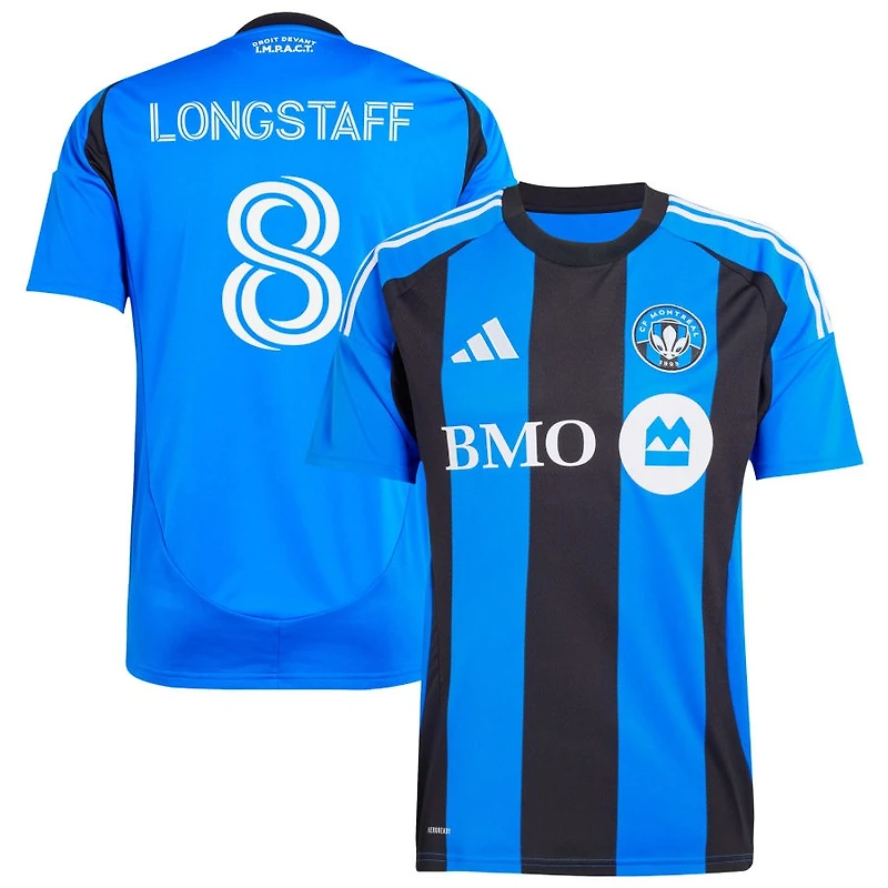 Matthew Longstaff Men's adidas Blue CF Montreal 2025 Montréal Original Replica Custom Jersey