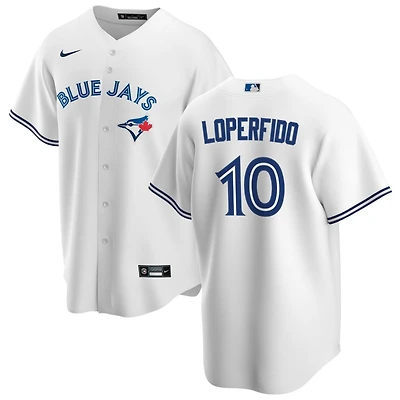 Joey Loperfido Men's Nike White Toronto Blue Jays Home Replica Custom Jersey