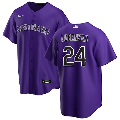 Michael Lorenzen Men's Nike Purple Colorado Rockies Alternate Replica Custom Jersey