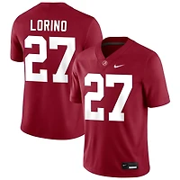 Michael Lorino Men's Nike Crimson Alabama Crimson Tide NIL Pick-A-Player Football Replica Jersey