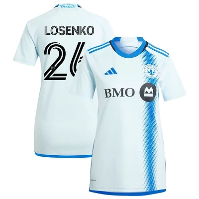 Ivan Losenko Women's adidas Light Blue CF Montreal 2024 La Main Replica Custom Jersey