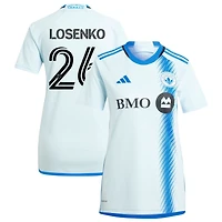 Ivan Losenko Women's adidas  Light Blue CF Montreal 2024 La Main Replica Custom Jersey