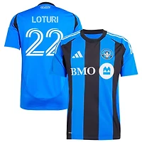Victor Loturi Men's adidas Blue CF Montreal 2025 Montréal Original Replica Custom Jersey