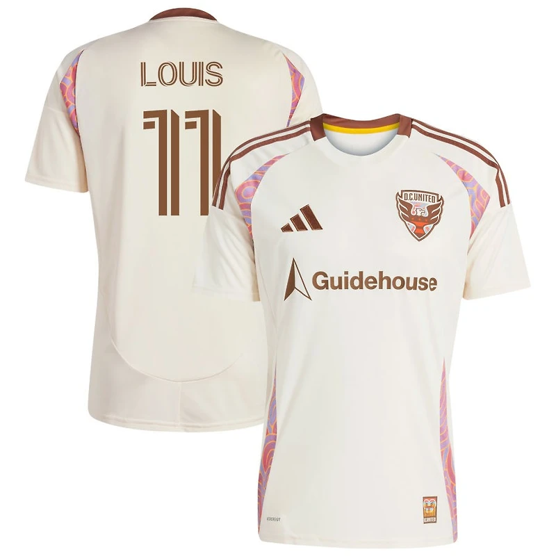 Louis Munteanu Louis Men's adidas Natural D.C. United 2025 The Soul Kit Replica Custom Jersey