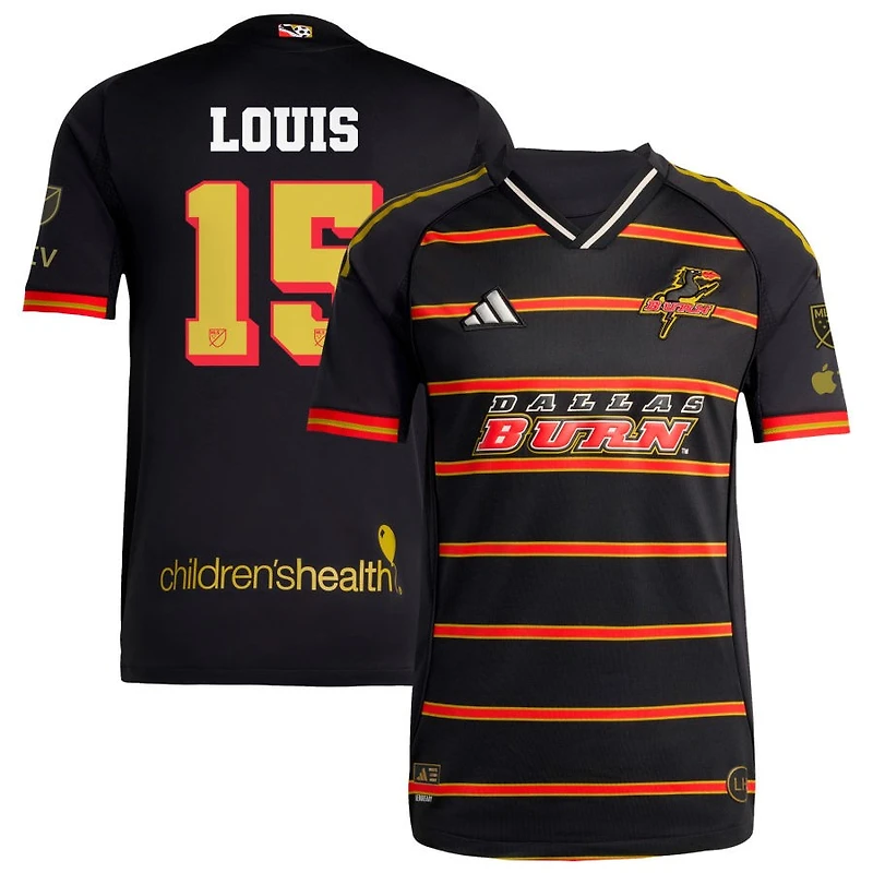 Ricky Louis Men's adidas Black FC Dallas 2025 Third Authentic Custom Jersey