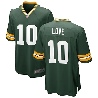 Jordan Love Men's Nike Green Green Bay Packers Custom Game Jersey