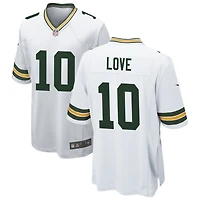 Jordan Love Men's Nike White Green Bay Packers Custom Game Jersey