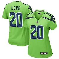Julian Love Women's Nike Neon Green Seattle Seahawks Alternate Custom Game Jersey