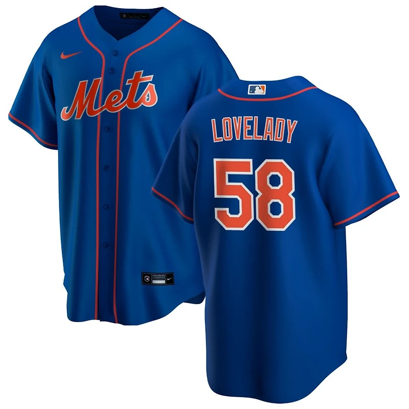 Richard Lovelady Men's Nike Royal New York Mets Alternate Replica Pick-A-Player Custom Jersey