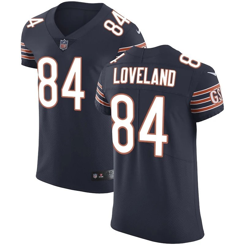 Colston Loveland Men's Nike Navy Chicago Bears Vapor Untouchable Custom Elite Jersey