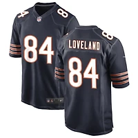Colston Loveland Men's Nike Navy Chicago Bears Custom Game Jersey